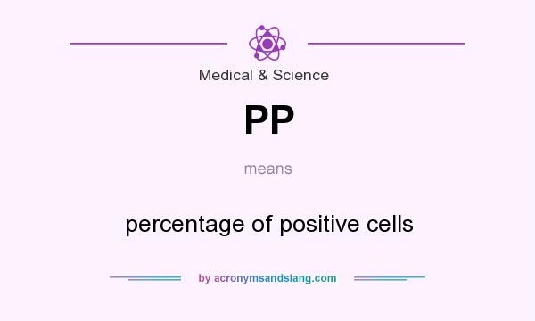 What does PP mean? It stands for percentage of positive cells