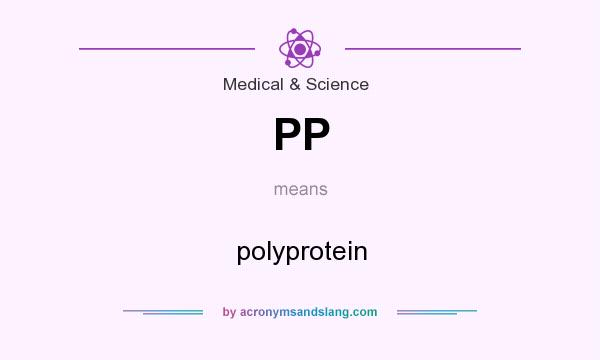 What does PP mean? It stands for polyprotein
