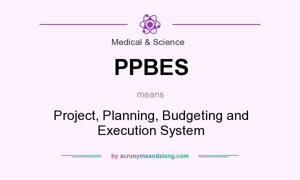 What does PPBES mean? It stands for Project, Planning, Budgeting and Execution System