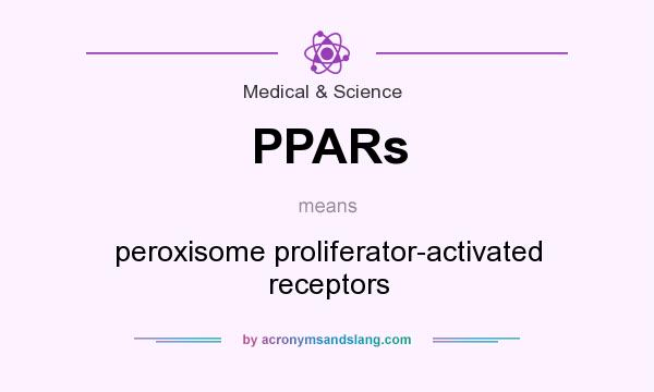 What does PPARs mean? It stands for peroxisome proliferator-activated receptors
