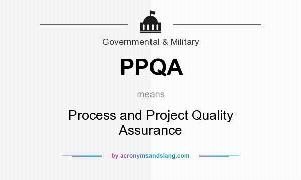 What does PPQA mean? It stands for Process and Project Quality Assurance