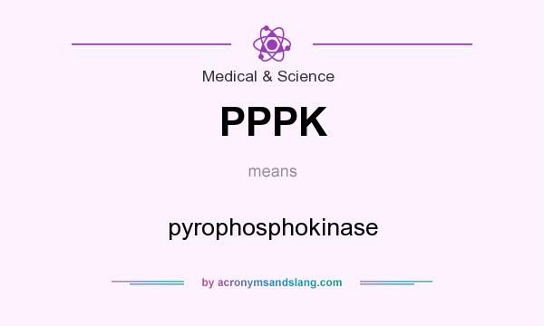 What does PPPK mean? It stands for pyrophosphokinase