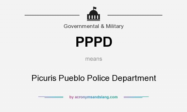What does PPPD mean? It stands for Picuris Pueblo Police Department
