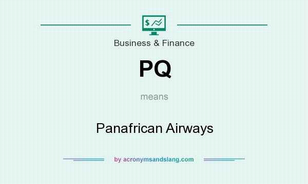 What does PQ mean? It stands for Panafrican Airways