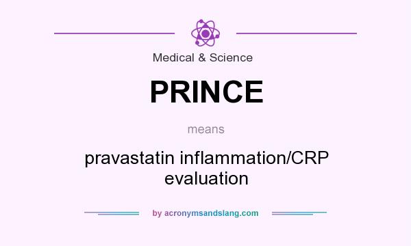 What does PRINCE mean? It stands for pravastatin inflammation/CRP evaluation