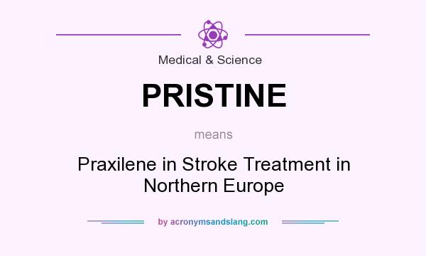 What does PRISTINE mean? It stands for Praxilene in Stroke Treatment in Northern Europe