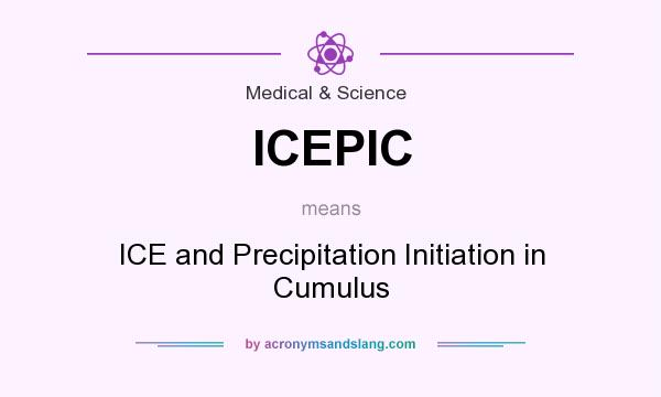 What does ICEPIC mean? It stands for ICE and Precipitation Initiation in Cumulus