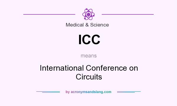 What does ICC mean? It stands for International Conference on Circuits