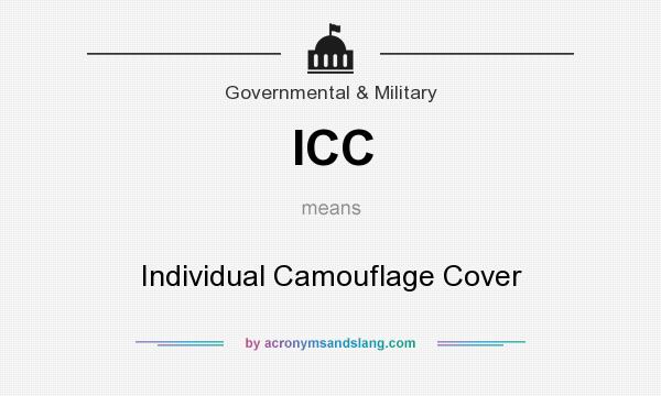 What does ICC mean? It stands for Individual Camouflage Cover