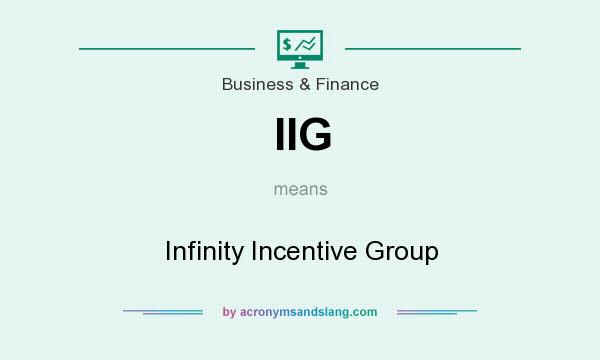 What does IIG mean? It stands for Infinity Incentive Group