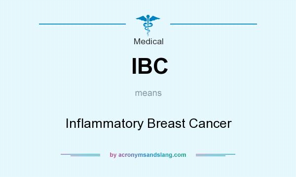 What does IBC mean? It stands for Inflammatory Breast Cancer