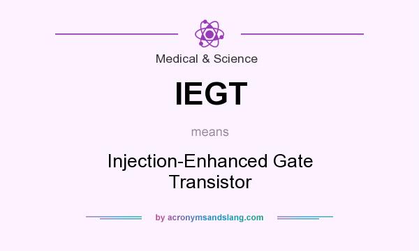 What does IEGT mean? It stands for Injection-Enhanced Gate Transistor