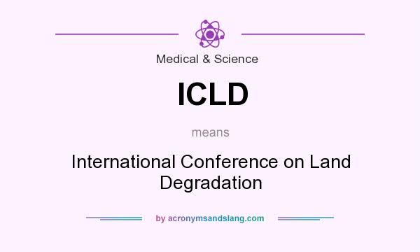 What does ICLD mean? It stands for International Conference on Land Degradation