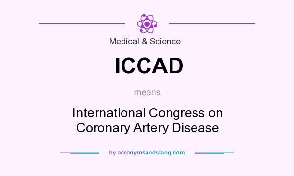 What does ICCAD mean? It stands for International Congress on Coronary Artery Disease