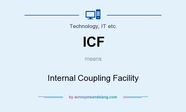 What does ICF mean? It stands for Internal Coupling Facility
