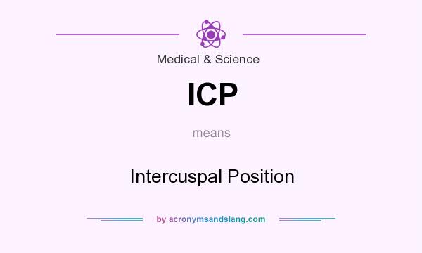What does ICP mean? It stands for Intercuspal Position