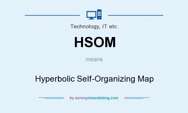 What does HSOM mean? It stands for Hyperbolic Self-Organizing Map