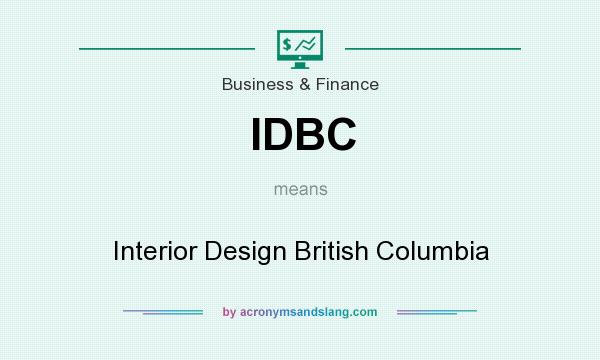 What does IDBC mean? It stands for Interior Design British Columbia