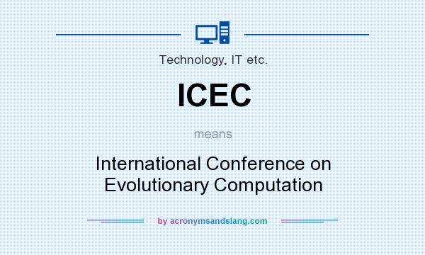 What does ICEC mean? It stands for International Conference on Evolutionary Computation