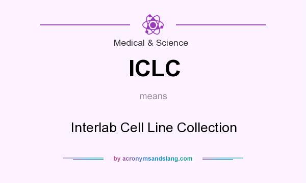 What does ICLC mean? It stands for Interlab Cell Line Collection