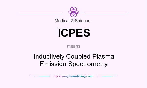 What does ICPES mean? It stands for Inductively Coupled Plasma Emission Spectrometry