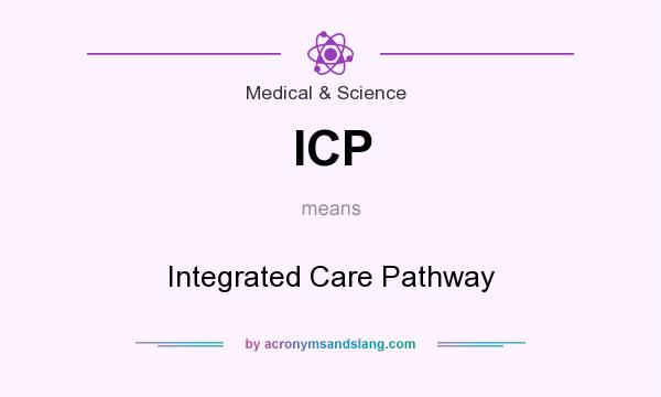 What does ICP mean? It stands for Integrated Care Pathway