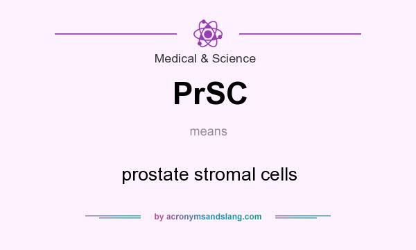 What does PrSC mean? It stands for prostate stromal cells