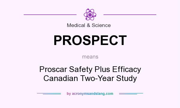 What does PROSPECT mean? It stands for Proscar Safety Plus Efficacy Canadian Two-Year Study