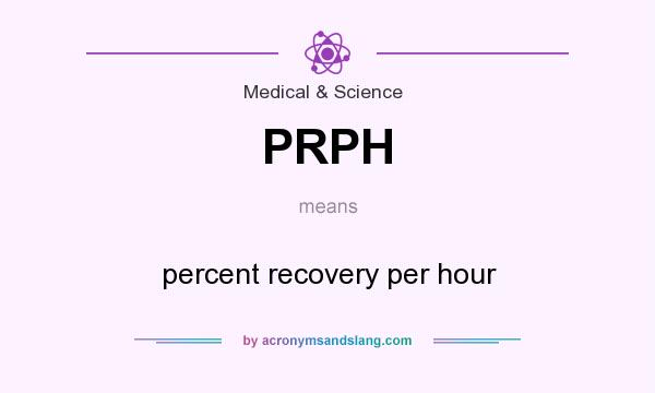 What does PRPH mean? It stands for percent recovery per hour