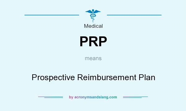 What does PRP mean? It stands for Prospective Reimbursement Plan