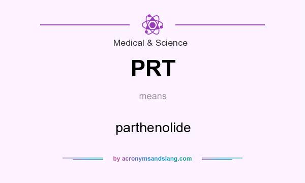 What does PRT mean? It stands for parthenolide