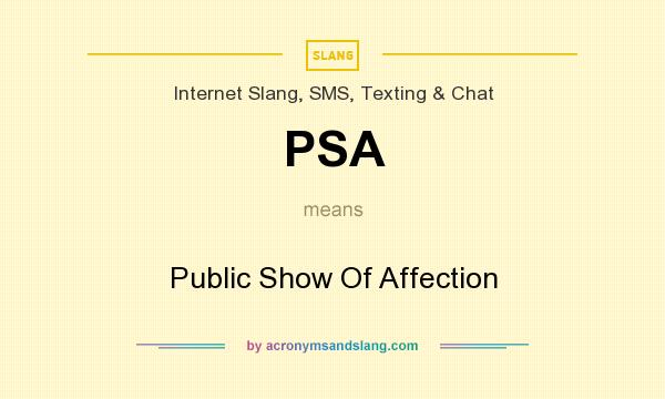 psa meaning text)