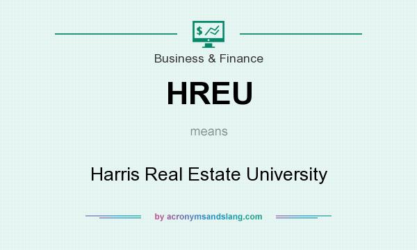 What does HREU mean? It stands for Harris Real Estate University