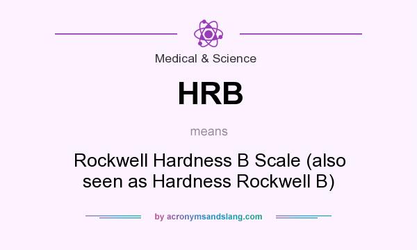 What does HRB mean? It stands for Rockwell Hardness B Scale (also seen as Hardness Rockwell B)