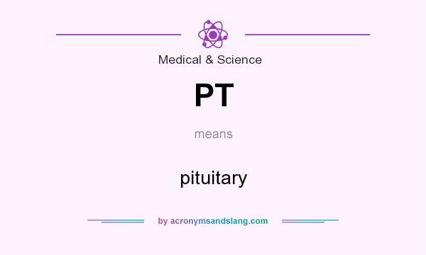 What does PT mean? It stands for pituitary
