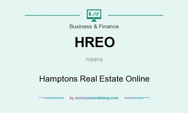 What does HREO mean? It stands for Hamptons Real Estate Online