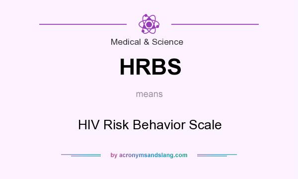 What does HRBS mean? It stands for HIV Risk Behavior Scale