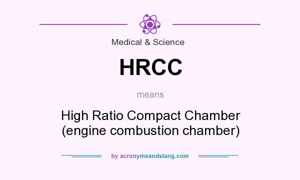 What does HRCC mean? It stands for High Ratio Compact Chamber (engine combustion chamber)
