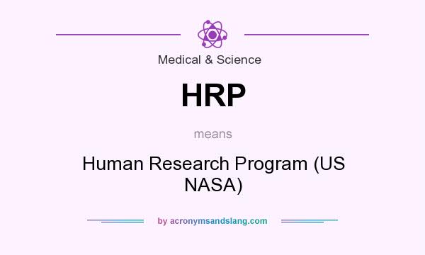 What does HRP mean? It stands for Human Research Program (US NASA)