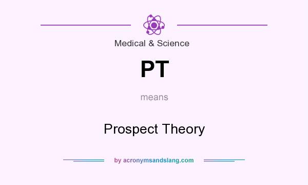 What does PT mean? It stands for Prospect Theory