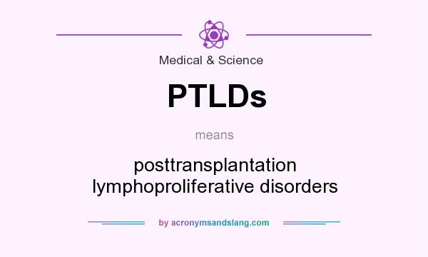 What does PTLDs mean? It stands for posttransplantation lymphoproliferative disorders