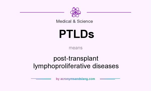 What does PTLDs mean? It stands for post-transplant lymphoproliferative diseases