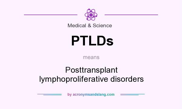 What does PTLDs mean? It stands for Posttransplant lymphoproliferative disorders