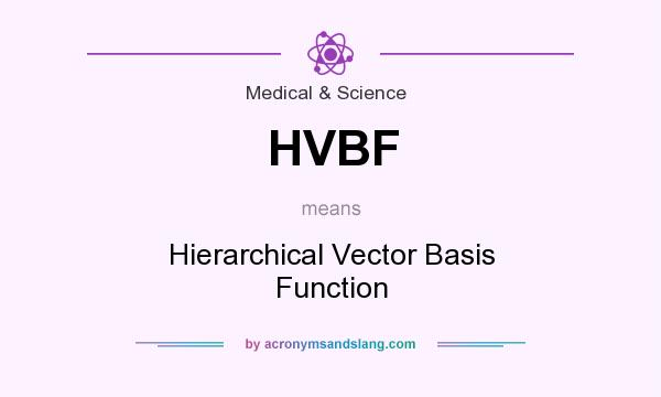 What does HVBF mean? It stands for Hierarchical Vector Basis Function