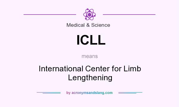 What does ICLL mean? It stands for International Center for Limb Lengthening