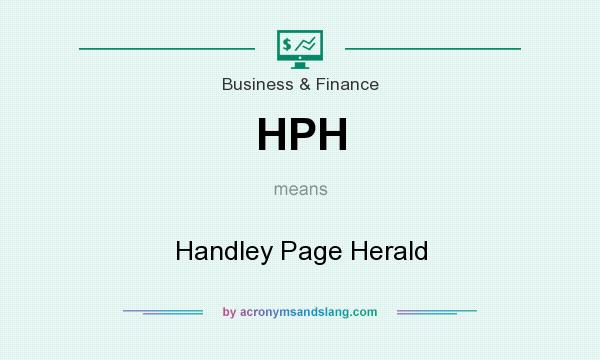 What does HPH mean? It stands for Handley Page Herald
