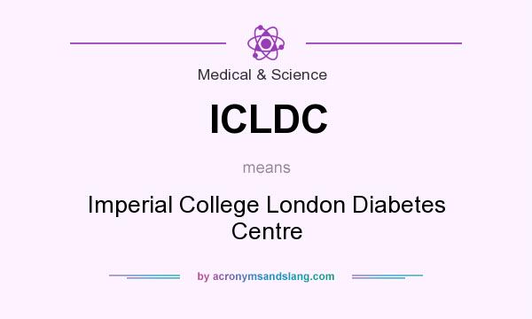 What does ICLDC mean? It stands for Imperial College London Diabetes Centre