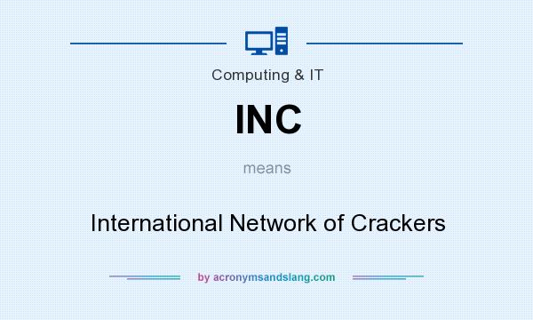 What does INC mean? It stands for International Network of Crackers