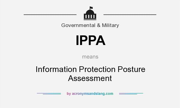 What does IPPA mean? It stands for Information Protection Posture Assessment