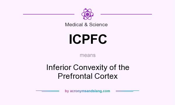 What does ICPFC mean? It stands for Inferior Convexity of the Prefrontal Cortex